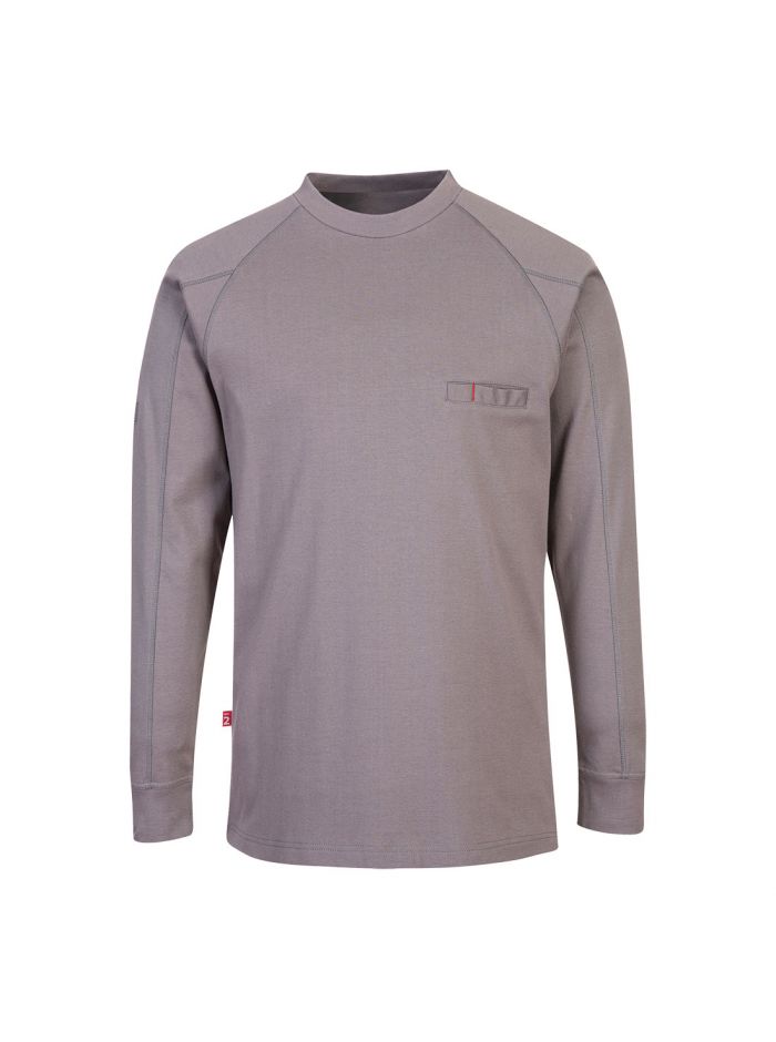 FR Antistatic Crew Neck, 4XL, R, Gray