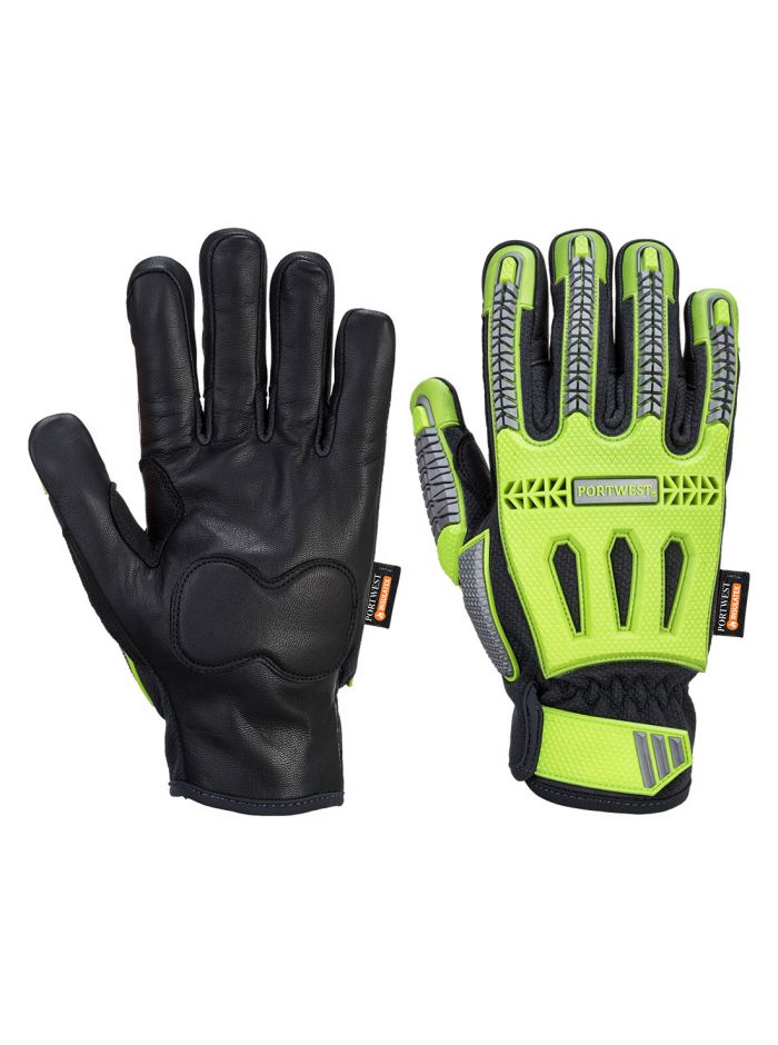 R3 Impact Winter Glove, L, R, Yellow/Black