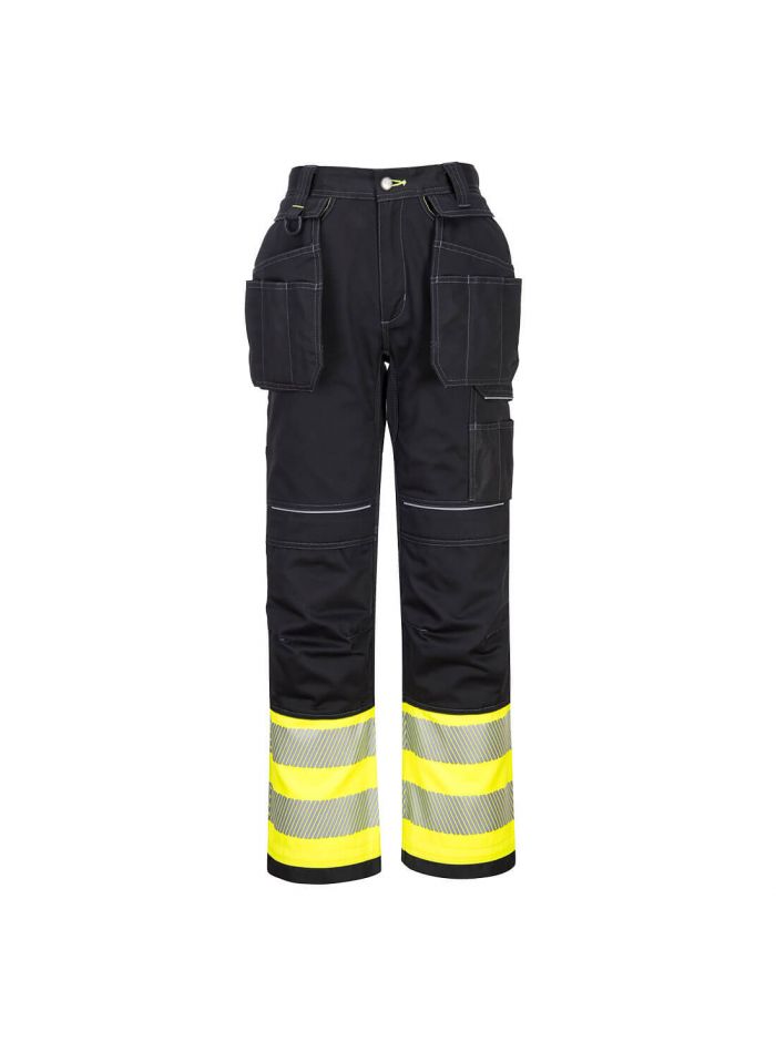 PW3 Hi-Vis Removable Holster Pants, 28, R, Yellow/Black