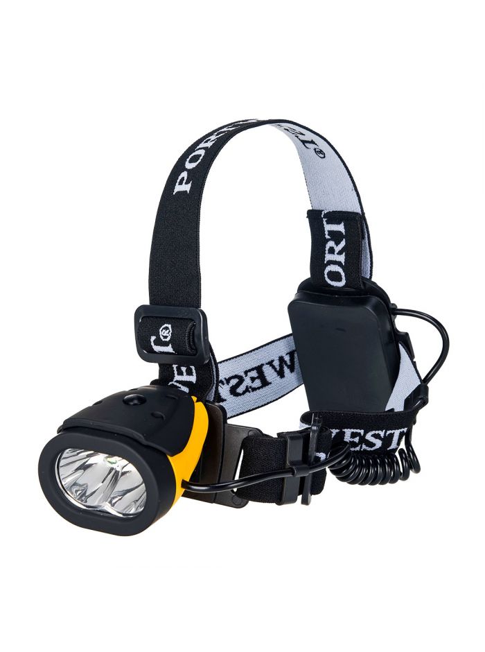 Dual Power Head Lamp, , R, Yellow/Black
