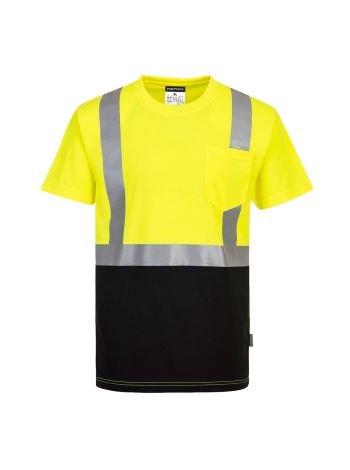 Nashville Two-Tone T-Shirt, 4XL, R, Yellow/Black