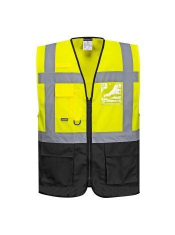Warsaw Executive Vest, 4XL, R, Yellow/Black