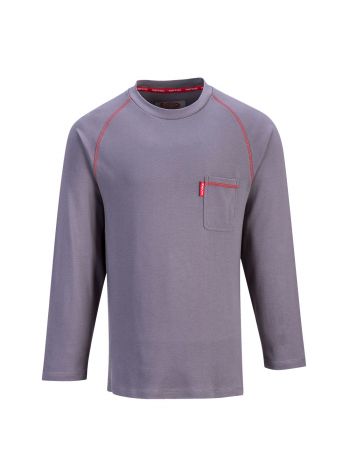 Bizflame FR Crew Neck, 4XL, R, Gray