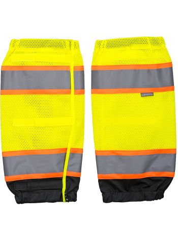 Hi-Vis Two-Tone Gaiters, , R, Yellow/Black