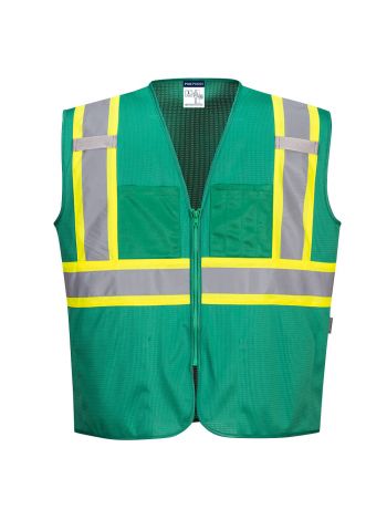 Iona Plus Mesh Vest, 4XL, R, Bottle Green