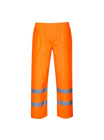 Hi-Vis Rain Pants, 4XL, R, Orange